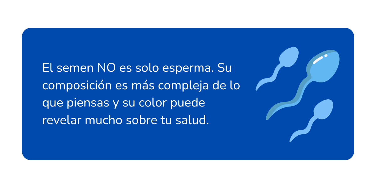color del semen
