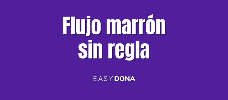 flujo marrón sin regla