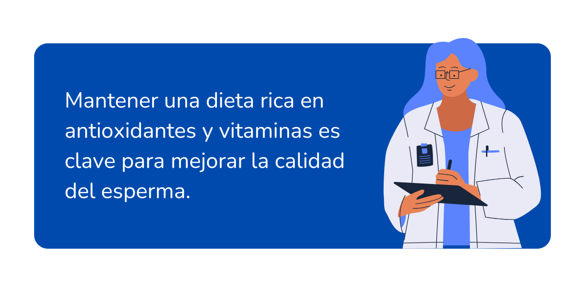 mejorar la calidad del esperma