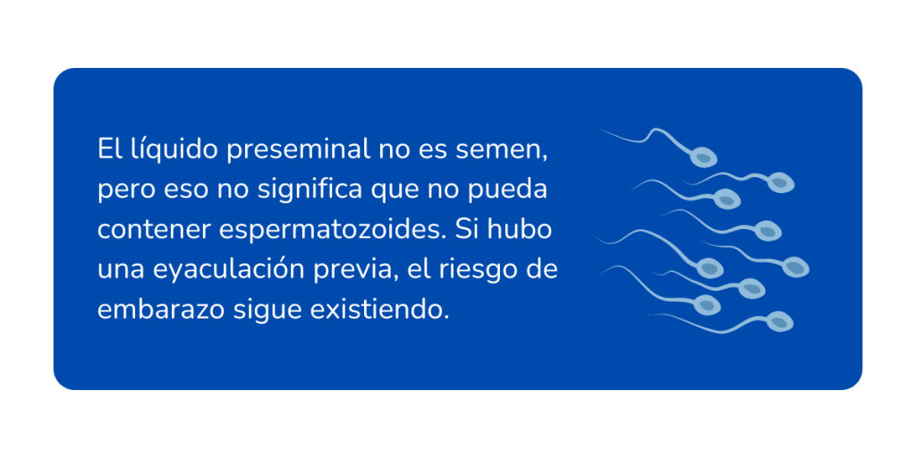 Líquido preseminal y embarazo: ¿Es posible?
