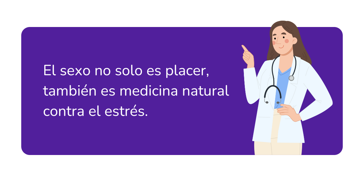 El sexo reduce el estrés