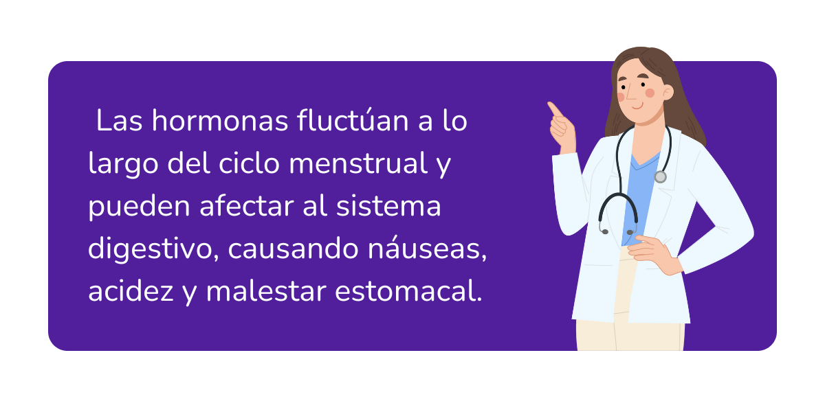 nauseas antes de la regla