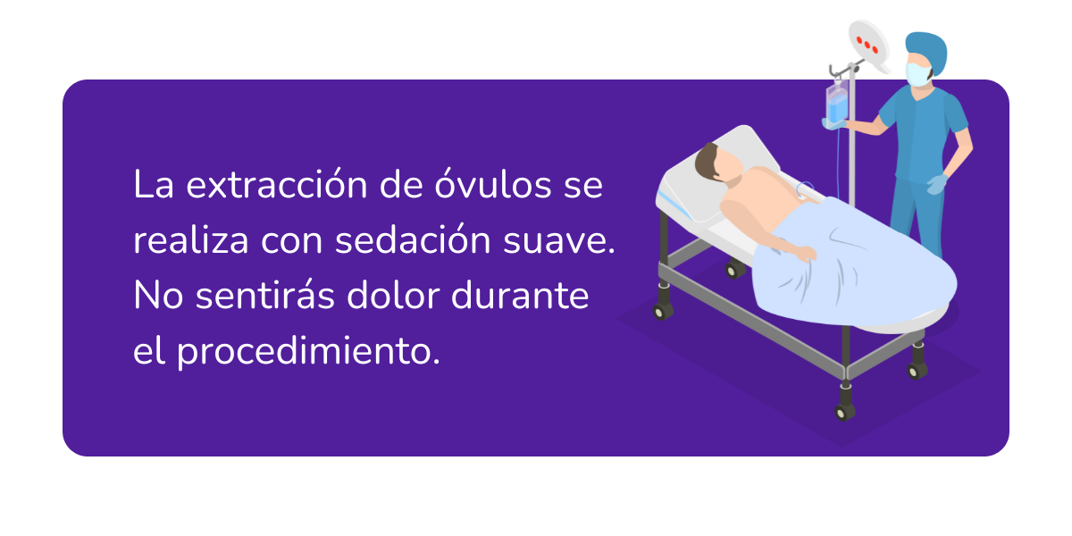 donar óvulos duele