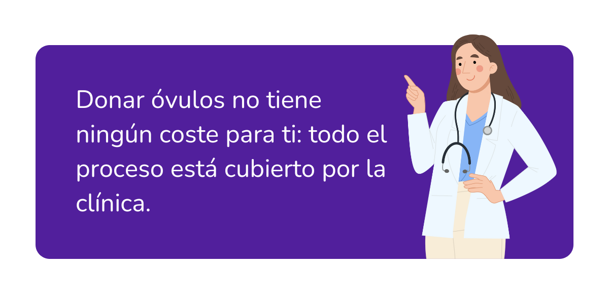 pagar algo por donar óvulos