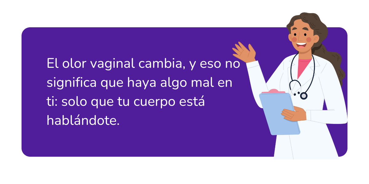 tipos de olor vaginal