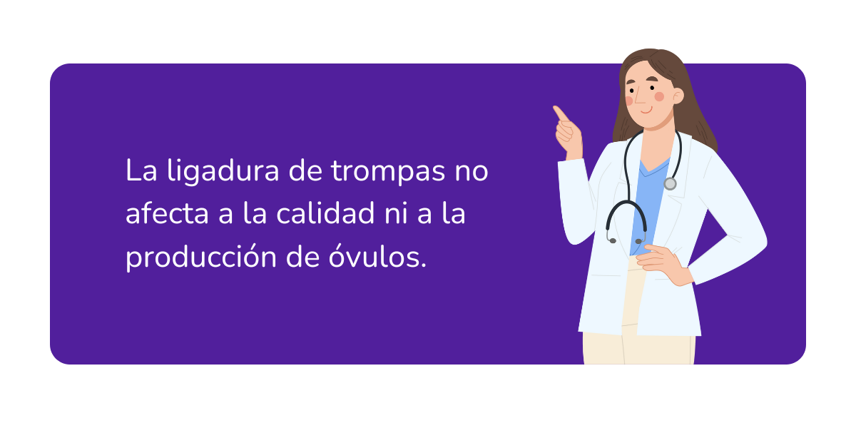 donar óvulos con ligadura de trompas