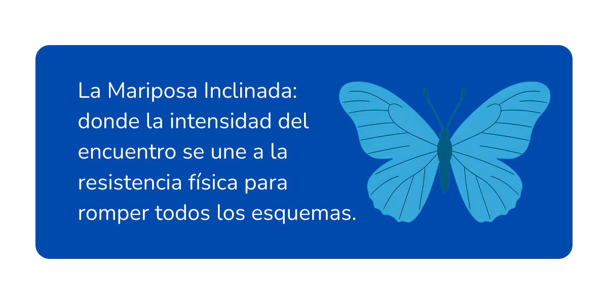 Postura la mariposa inclinada Postura la mariposa inclinada
