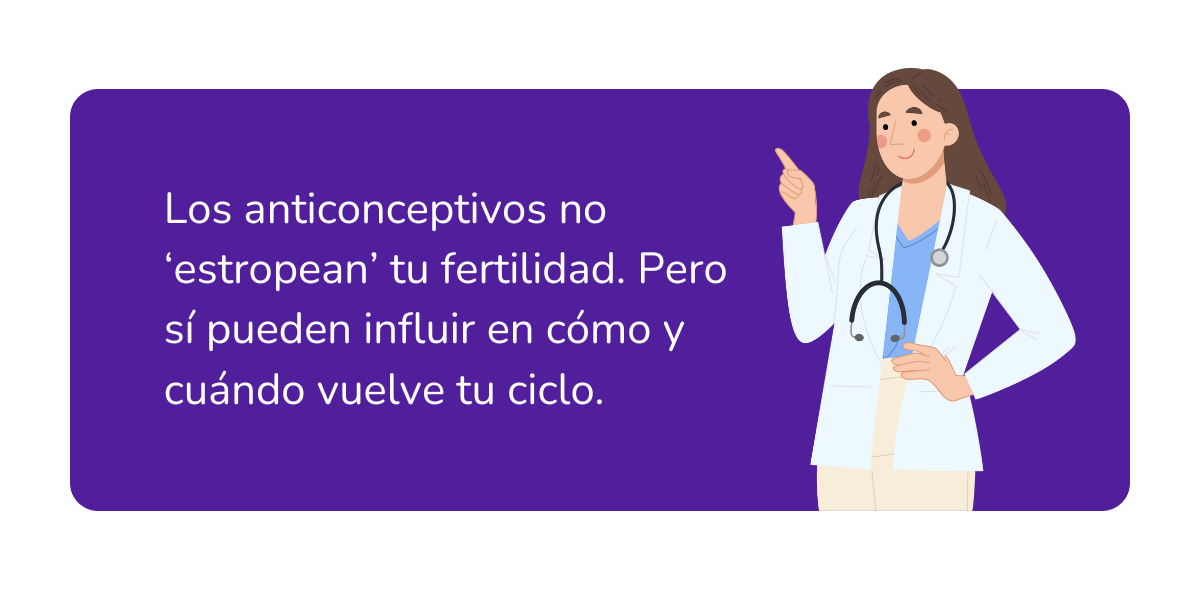 Anticonceptivos y fertilidad