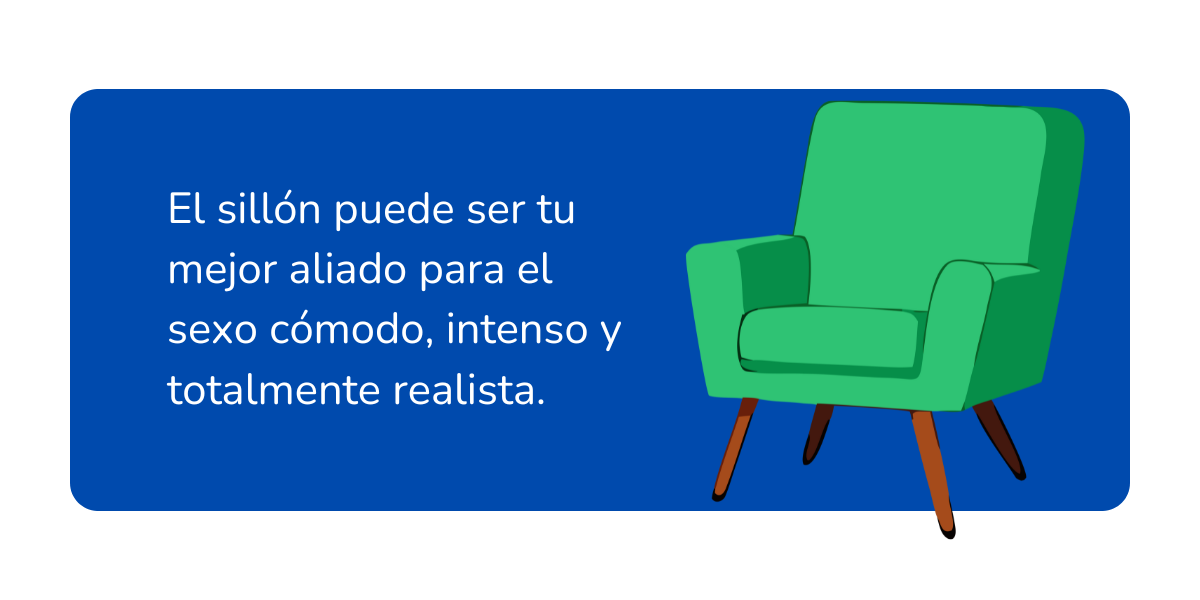 Posiciones sexuales en el sillón