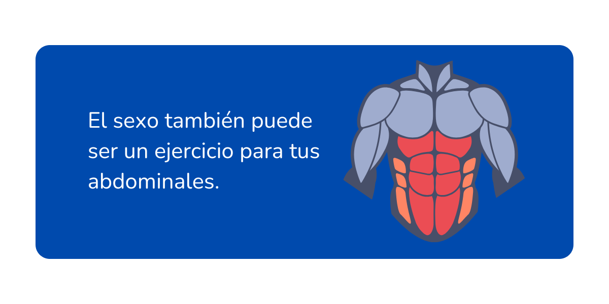 Posturas sexuales para bajar el abdomen Posturas sexuales para bajar el abdomen